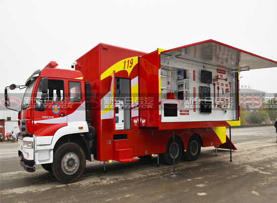 斯太爾牌 國五消防宣傳車